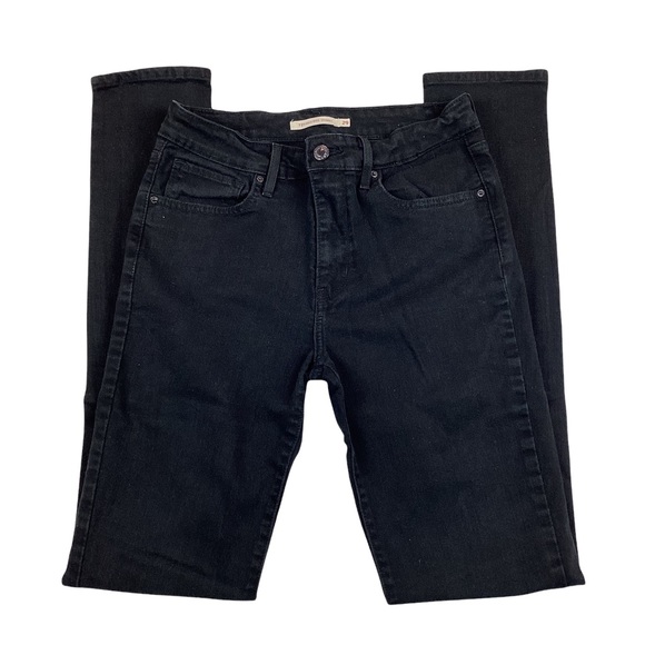 Levi’s 721 High Rise Skinny Jeans Black - Picture 5 of 9